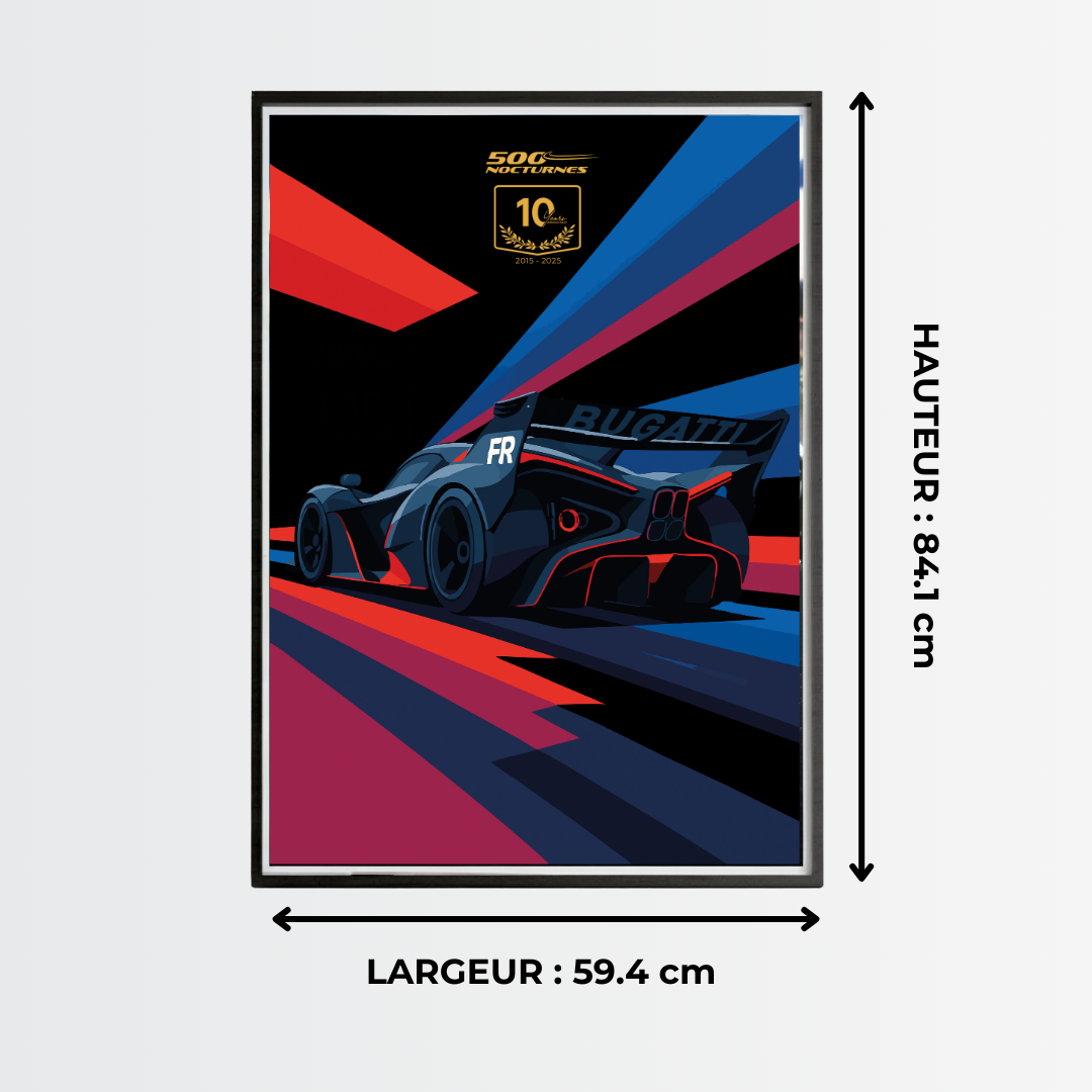 Poster Collector - Bugatti Bolide (Édition dédicacée)
