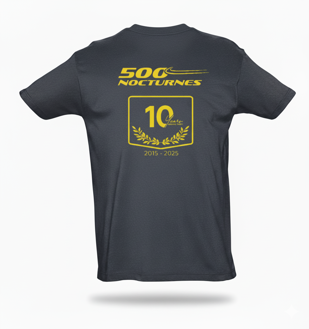 T-shirt Collector ÉDITION 10 ANS - 500 Nocturnes