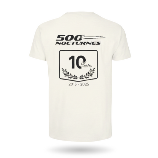 T-shirt blanc - Collector ÉDITION 10 ANS 500 Nocturnes