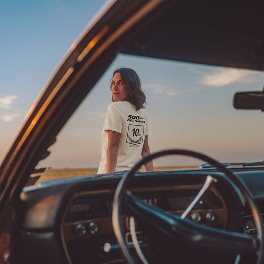 T-shirt mixte blanc - Collector 500 Nocturnes